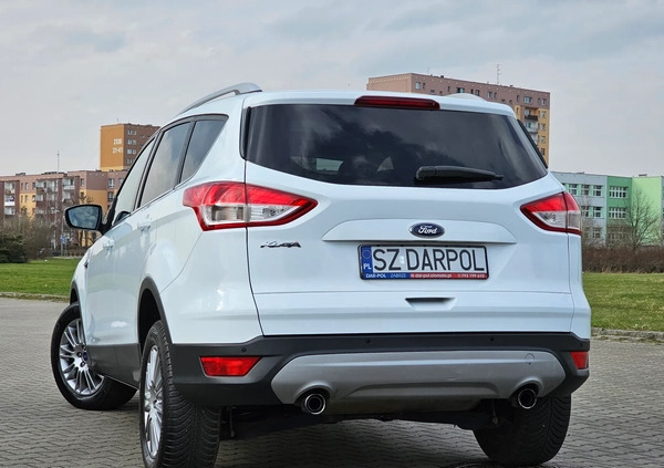 Ford Kuga cena 48800 przebieg: 164000, rok produkcji 2013 z Brzeziny małe 742